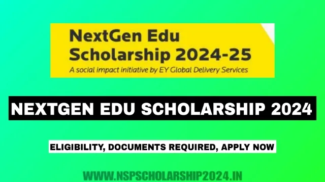 NextGen Edu Scholarship 2024