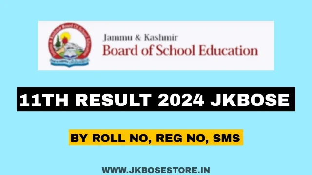 11th Class Result 2024 JK Board