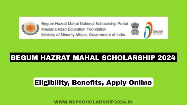 Begum Hazrat Mahal Scholarship 2024