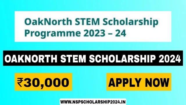 OakNorth STEM Scholarship 2024