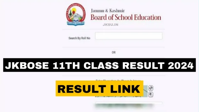 JKBOSE 11th Class Result 2024